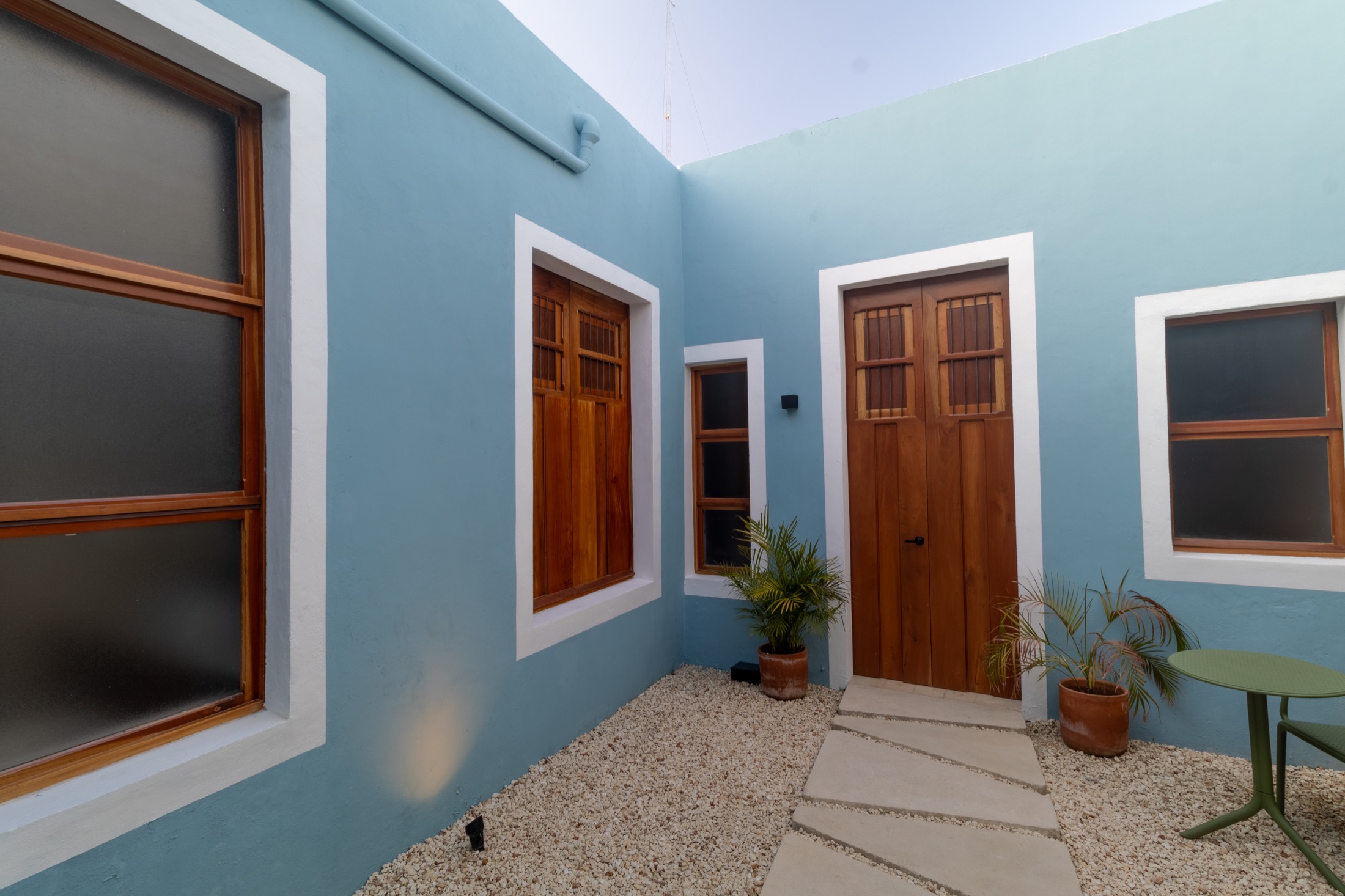 Habitación cálida detalle interior